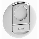 Belkin MMA006btWH iPhone-houder met MagSafe voor Mac-laptops met snelle makkelijke magnetische bevestiging voor continuïteitscamera-gebruik bij videobellen streamen FaceTime Wit