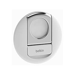 Belkin MMA006btWH iPhone-houder met MagSafe voor Mac-laptops met snelle makkelijke magnetische bevestiging voor continuïteitscamera-gebruik bij videobellen streamen FaceTime Wit