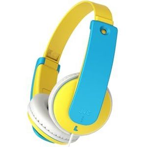 JVC HA-KD7Y Hoofdband Blauw, Geel - Hoofdtelefoon (Ohrumaural, hoofdband, kabel, 0,8 m, blauw, geel)