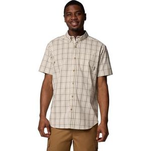 Columbia Men's Rapid Rivers II Short Sleeve Shirt, Safari Multi Gingham, X-Large