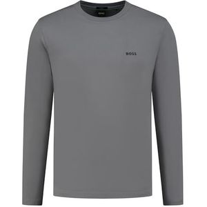 BOSS T-shirt voor heren met lange mouwen, Medium Grey36, S