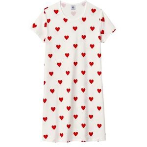 Petit Bateau Marama Jr nachthemd voor meisjes, Rood, 16 Jaren