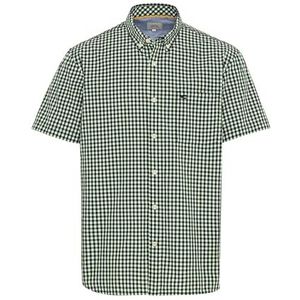 camel active Herenhemd met korte mouwen van puur katoen, groen, M