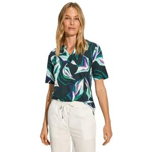 T-shirt met print, fir green, S