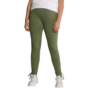 Ulla Popken Dameslegging, zoomplooien, bio-katoenen jerseylegging, Victorian Mist, 46 NL