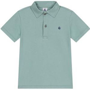 Petit Bateau Polo met korte mouwen voor jongens, Groen, 3 Jaren