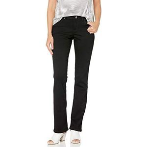 Lee Dames moderne serie bochtige pasvorm bootcut jeans met verborgen zak, Zwart, 4 Short
