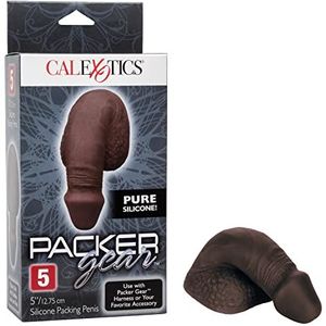 Packer Gear Verpakking penis siliconen, 5-inch, zwart, 200 g 690164