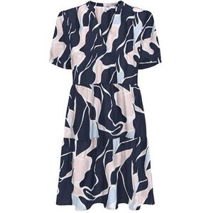 ONLY Dames Onlnova Life Elite S/S Thea Dress AOP, sky captain, XL