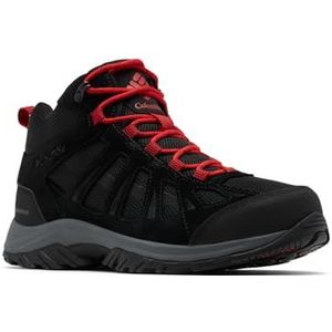 Columbia REDMOND III MID WATERPROOF Wandelschoen heren, Black, Mountain Red, 41 EU