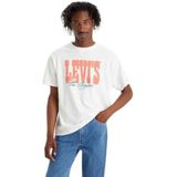 Levi's, Heren, Tops, Wit, Maat: M Katoen,