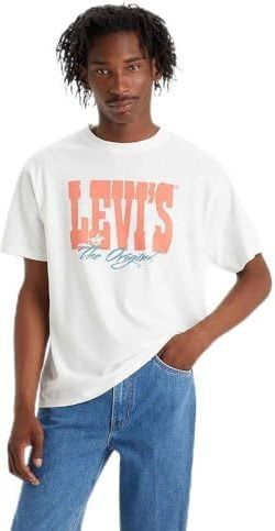 Levi's, Heren, Tops, Wit, Maat: M Katoen,