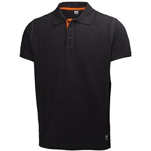 Helly Hansen Workwear Lichtgewicht poloshirt Oxford robuust werkshirt 990, maat XL, zwart, 79025