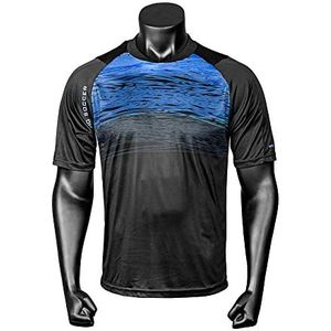 HO Soccer Jersey PHENOMEON SS zwart/blauw keepershirt, unisex, blauw, maat 14/XS