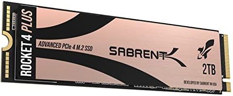 SABRENT - M.2 NVMe SSD - 2TB - Gen 4 - PCIe 4.0 - 7100MB/s Leessnelheid