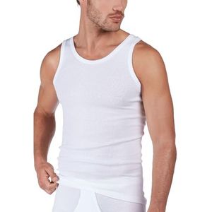 Huber Heren de Luxe okselshirt onderhemd, (wit 0500), medium (fabrieksmaat: M), wit (wit 0500), M