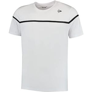 Dunlop Men's Game Tee 2 Tennis Shirt, Wit, XS, wit, XS