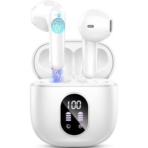 Bluetooth Hoofdtelefoon 5.4, Draadloos In-Ear Met 4 ENC Microfoons, Ruisonderdrukking, IP7 Waterdicht, Oortjes, 50H