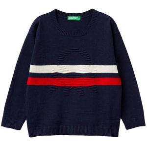 United Colors of Benetton Shirt G/C M/L, Blauw, 4 Jaar