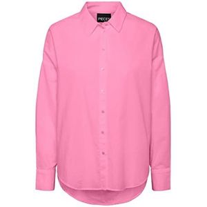 PCTANNE LS Loose Shirt NOOS BC, Begonia Pink, M
