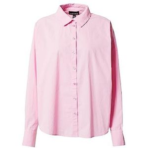 PIECES Dames Pctanne Ls Loose Shirt Noos Bc Blouse, Begonia Pink, XS