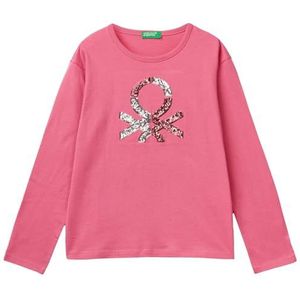 United Colors of Benetton t-shirt m/l, Roze, 150