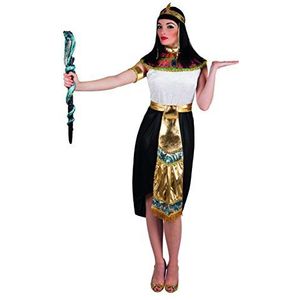 Boland 83803 Nefertari-kostuum, haarband, kraag, jurk, riem en armband, Egyptische koningin, keizerijn, Egypte, Cleopatra, carnaval, themafeest
