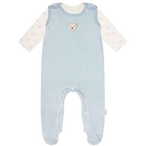 Steiff Uniseks basic baby-pyjama voor peuters, Celestial Blue, 80 cm