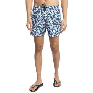 EMPORIO ARMANI Mid Boxer Zwembroek voor heren, Kleine Ea As/Ultram, S