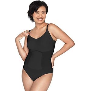 Maidenform Shapewear bodysuit voor dames, Zwart, XXL