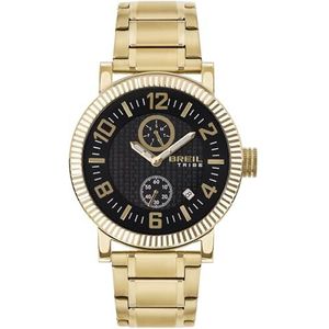 Breil - Horloge WATCH-EW0589 van staal voor mannen, goud/zwart, Eén maat, armband