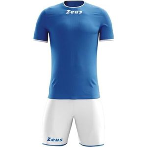 Zeus Man Vrouw Unisex pak Kit T-shirt broek Shorts Voetbal Voetbal Vijf-een-zijdig Kampioenschap Royal-Wit Sticker