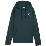 PUMA Class relaxte hoodie voor Dames, Groen, Maat XXS