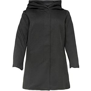 ONLY Carmakoma Carsedona Light Coat OTW Damesmantel, zwart, XL