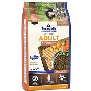 Bosch HPC Adult met verse zalm & aardappel | Hondendroog voer voor volwassen honden van alle rassen, 1 x 15 kg