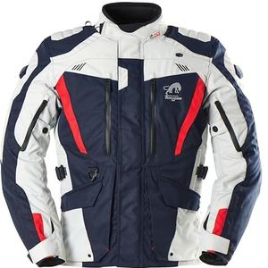 Furygan - Apalaches Evo - Motorjas - Blauw-parel-rood - Waterdicht - Ademend - D3O-beschermers