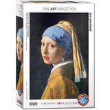 Meisje met de parel van Jan Vermeer de Delft 1000-delige puzzel