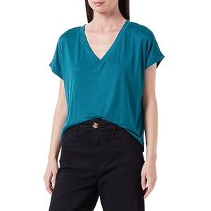 s.Oliver T-shirt voor dames, mouwloos blauw groen 40, blauwgroen., 40