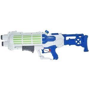 Bluesky 048192-74cm Pump Water Gun with Reservoir and Strap - Blue, White and Green - Outdoor Game from 6 Years, 48192