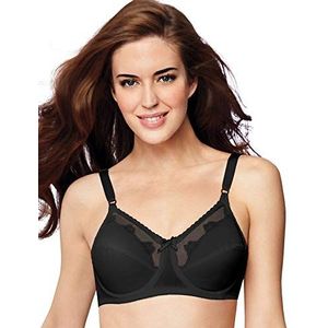 Bali Women's Flower Underwire Bra, Midnight,34C