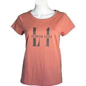 L1 Premium Goods Dames Staple Tee T-shirt, roze, S