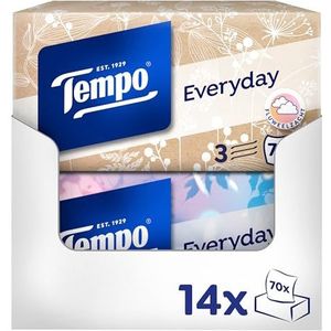 Tempo tissues - Light - Voordeelbox - 14 x 70 stuks = 980 zakdoekjes