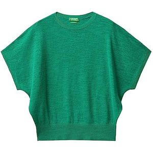United Colors of Benetton Shirt M/M 105GD105V trui, briljant groen 24B, XS dames, briljant groen 24b, XS