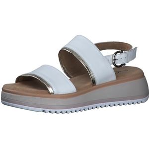 s.Oliver 5-28700-42 Damessandalen, wit, 39 EU