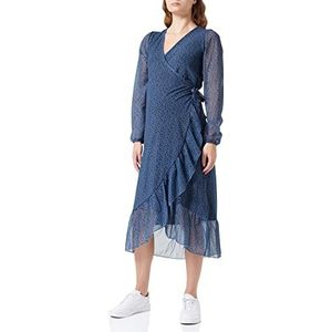 Noppies Maternity damesjurk Olathe Nursing lange mouwen allover print jurk, koronet blauw-P993, XS