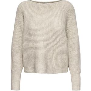 ONLY Dames Onldaniella L/S KNT Noos Pullover, Ecru/Detail: melange, 3XL