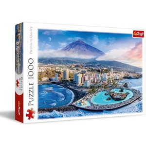 Trefl - Zicht op Tenerife, Spanje - Puzzel 1000 stukjes - DIY puzzel met landschap, Creatieve ontspanning, Plezier, Klassieke puzzel voor volwassenen en kinderen vanaf 12 jaar