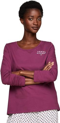 Tommy Hilfiger Uw0uw05224 Lange Mouw Pyjama T-shirt