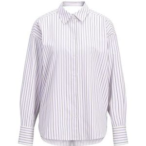 Jxzola Ls WVN Open Back Shirt, Petunia, M