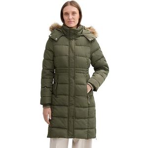 TOM TAILOR Dames 1042915 jas, 23802-Urban Olive Green, L, 23802 - Urban Olive Green, L
